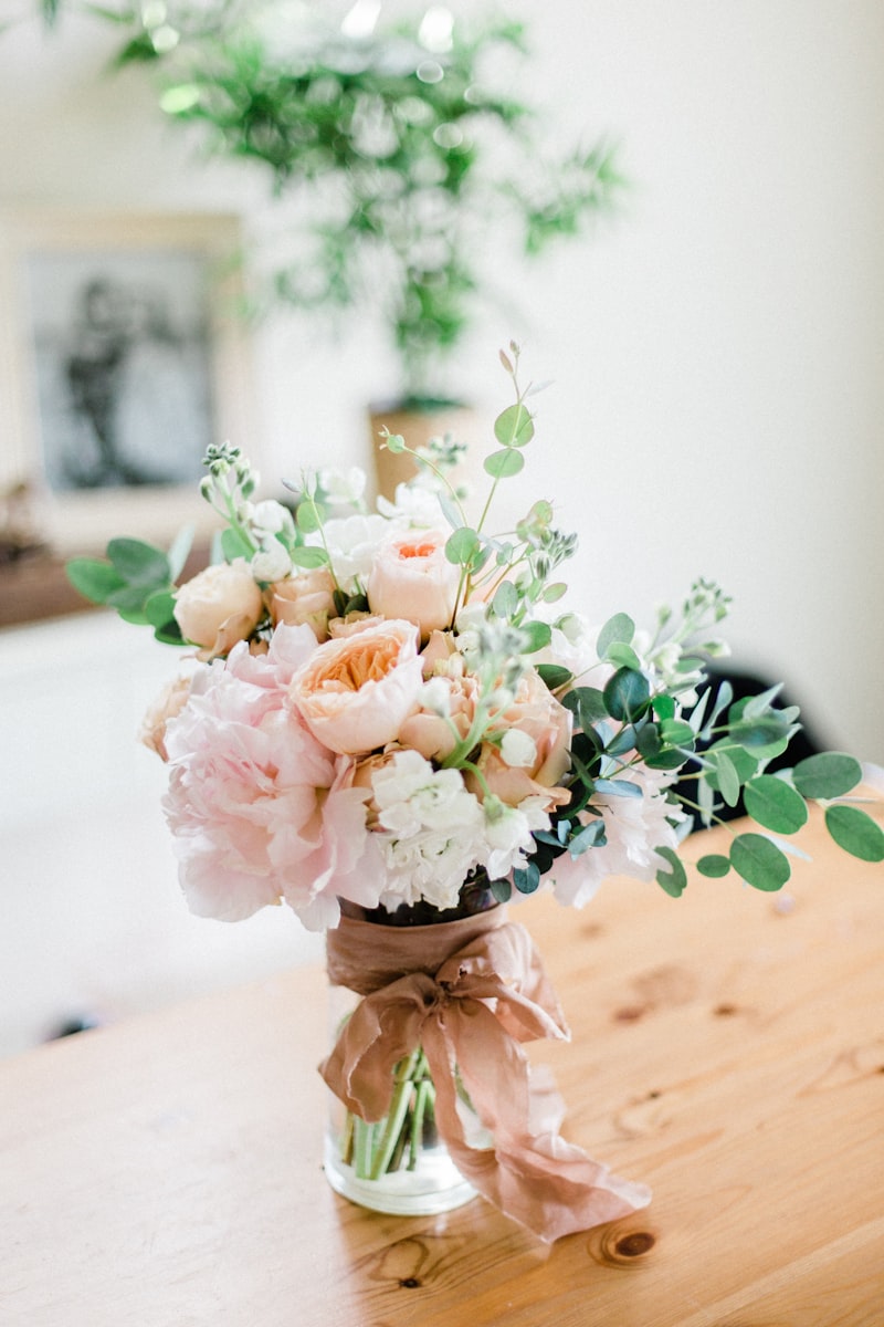 Korean style bouquet arrangement